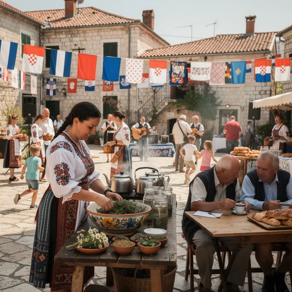 Prikaz čajnika od keramike s vrućim čajem i šalicom na čajnom stolu.