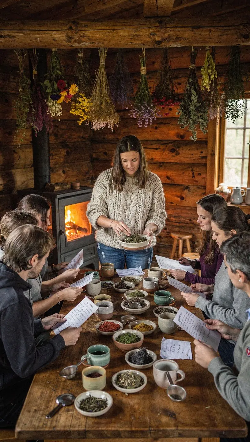 Tradicionalni ritual posluživanja čaja s kolačićima i suhim voćem.